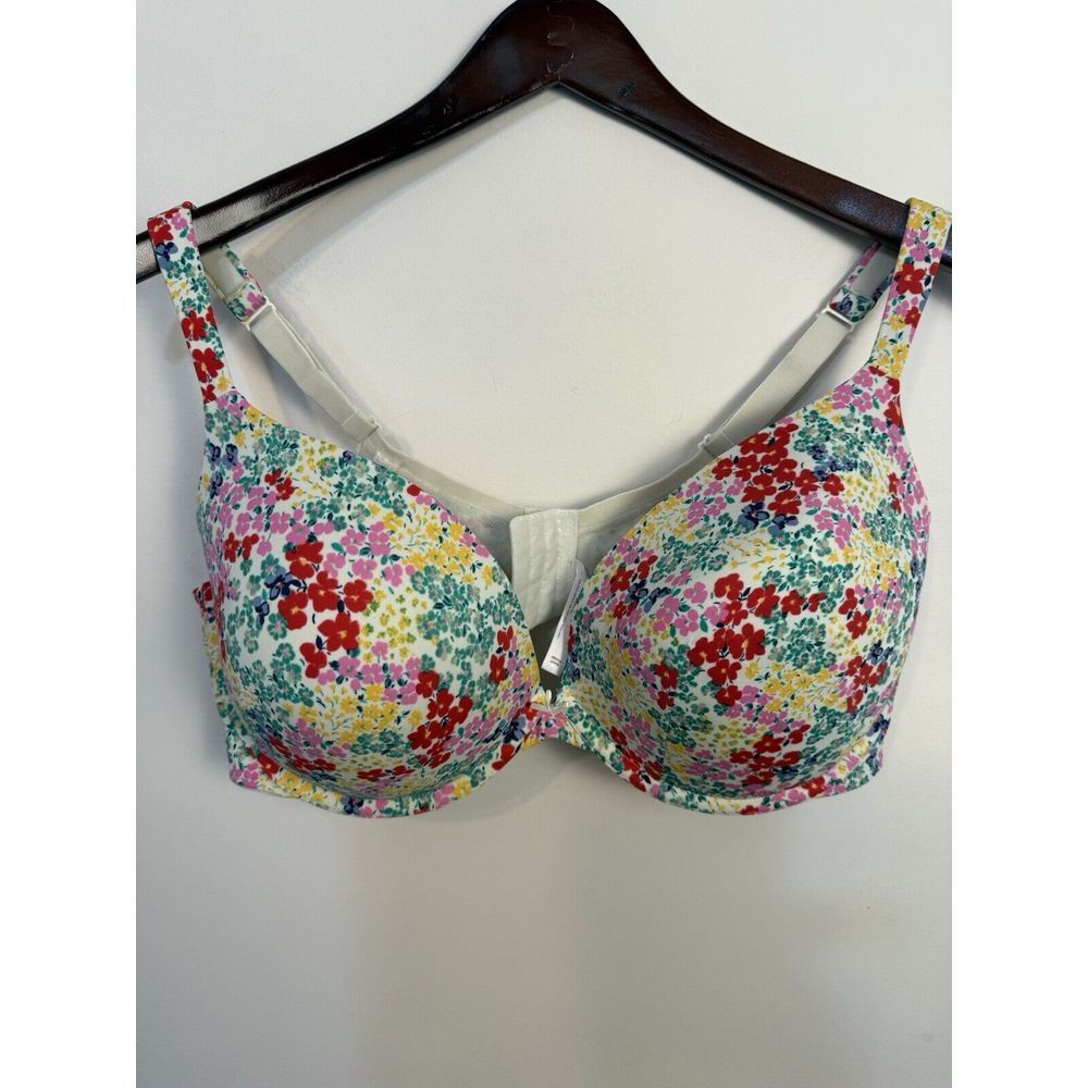 Cacique Bra Floral 42DDD Boost Plunge